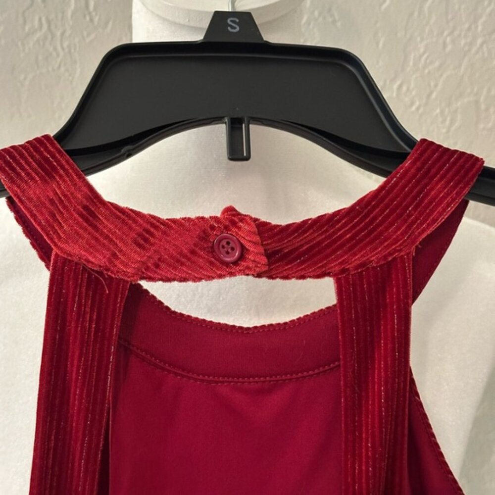 Spoiled Red Halter Mini Dress - Picture 6 of 9